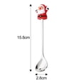 thumbnail image 2 of 4Pcs Santa Claus, Christmas Tree,Christmas Star Spoons Forks Set with Exquisite Paper Box Stainless Steel Silver Xmas Dinner Tableware for Coffee Dessert Tea Milk Spoons Fruit Forks, 2 of 5