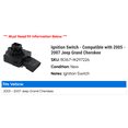 thumbnail image 2 of Ignition Switch - Compatible with 2005 - 2007 Jeep Grand Cherokee 2006, 2 of 2