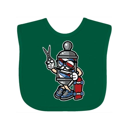 

Inktastic Barber Skater Gift Baby Boy or Baby Girl Bib