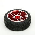 thumbnail image 4 of RC Car Tire, Practical Premium Material Ergonomic Stable  For Home Red, 4 of 8