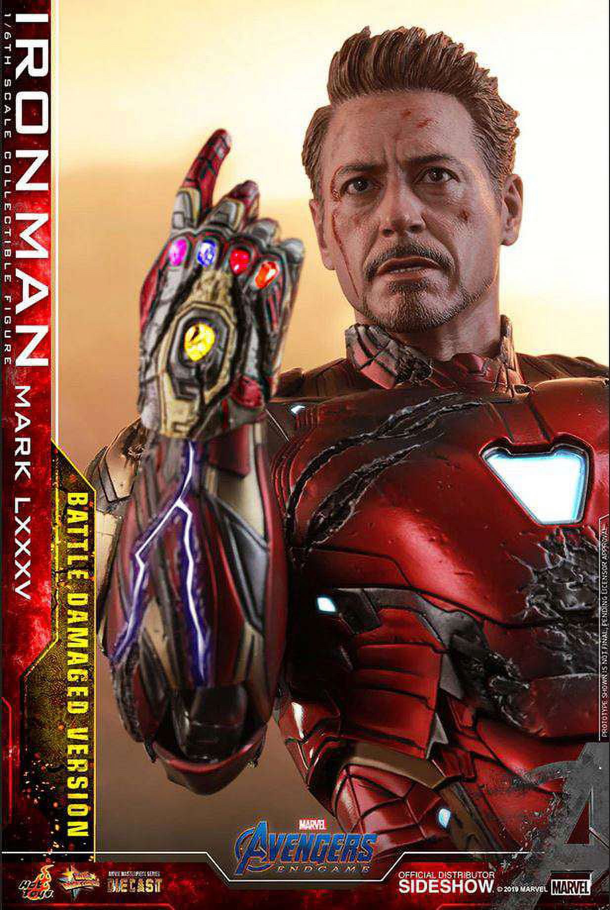 Hot Toys Marvel Avengers Endgame Iron Man Mark Battle Damaged Action