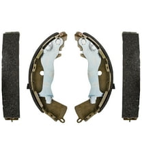 Detroit Axle - Rear Brake Shoes for 2006-2011 Hyundai Accent Kia Rio Rio5 Brake Shoes 2007 2008 2009 2010 Replacement Brakes