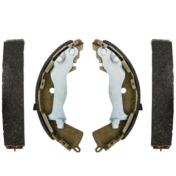 Detroit Axle - Rear Brake Shoes for 2006-2011 Hyundai Accent Kia Rio Rio5 Brake Shoes 2007 2008 2009 2010 Replacement Brakes