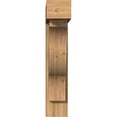 thumbnail image 2 of Ekena Millwork 8"W x 32"D x 40"H Funston Block Rough Sawn Bracket w/ Offset Brace, Western Red Cedar, 2 of 25