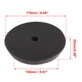 thumbnail image 4 of 2uds Almohadillas de Esponja Pulido Unique Bargains para Coche Ruedas Negro 170 mm, 4 of 6