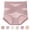 Pink, variant on High Waist Panties for Women Comfortable Leakproof And Shaping Solid Elegant Underpants for Women