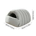 thumbnail image 2 of TACILIP Dog Bed, Pet Bed Pet Villa Cats Bed Bed Removable Dog Bed Winter Warm Cats Bed Two Purpose Pet Nests Pet Mat, Gifts for Men, 2 of 5