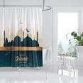 thumbnail image 7 of Home shower curtains for bathroom waterproof fabric bathroom Curtains castle Magic and Moon modern shower curtain, 7 of 7
