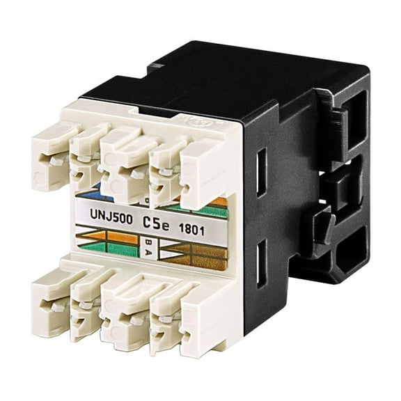 Commscope UNJ500-BK Cat5e M-Series Modular Jack, Black, 760237765