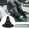 thumbnail image 2 of Unique Bargains 12cm 4.72" Cone Shape Boat Marine Steering Shift Cable Boot Protective Bellows Shift Harness Boots Black, 2 of 6