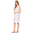 thumbnail image 2 of Lati Fashion Women Nightgown Sleeveless Female Nightgowns & Sleepshirts Purple X-Large, 2 of 4