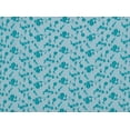 thumbnail image 2 of Zelouf Embroidery On Tulle  , Sewing, DIY, Crafts Fabric by the Yard, Teal, 50 Yard, 2 of 2