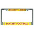 thumbnail image 1 of Biggest Loser Fantasy Football Chrome License Plate Frame, 1 of 1