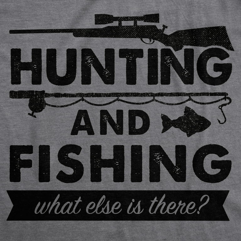  Fishing And Hunting Shirts For Men Funny Fisherman Hunter T- Shirt : Clothing, Shoes & Jewelry