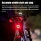 thumbnail image 5 of Luz trasera de bicicleta inteligente, luz de freno de bicicleta ultrabrillante, recargable por USB, luces LED impermeables, luz trasera, 5 of 10