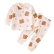 thumbnail image 5 of Odeerbi 6M-8Y Boys Girls Algodón Pijama Sets Print Long Johns Pijamas Homewear Niños Camisa de Manga Larga Cuello Redondo Dos Piezas Set, 5 of 5