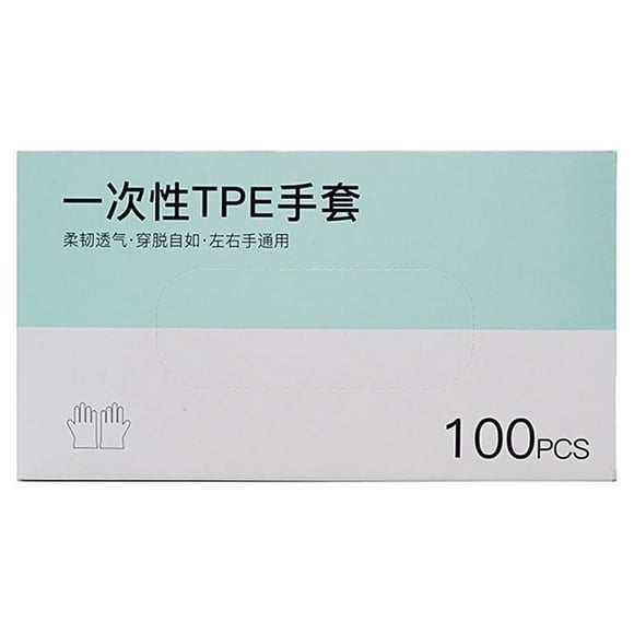 Advancent 100 Uds. Guantes desechables impermeables para limpieza, manoplas para comida, Catering, aptos para exteriores, antideslizantes, Suministros de limpieza para el hogar METRO