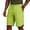 Green, variant on Athletic Shorts for Men Big and Tall Knee Length Summer Beach Shorts Hiking Fishing Elastic Waist Work Shorts with Zipper Pockets Black XXXL