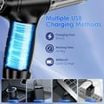 thumbnail image 3 of Kivdit Car Handheld Vacuum Cleaner, 12000Pa Portable 3 in 1 Cordless Air Duster & Air Blower & Pump Mini Dust Vacuum with 4000mAh Battery, Multi-Nozzles for Car Home Office, 3 of 9