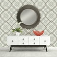 thumbnail image 2 of Brewster Saltire Taupe Geometric Unpasted Nonwoven Wallpaper, 20.5-in by 33-ft, 56.4 sq. ft., 2 of 3