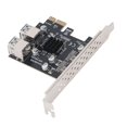 thumbnail image 3 of PCI E 1x to 4 USB 3.0 Slots Adapter, USB 3.2 GEN1 Expansion Card, USB A 5Gbps, Supports 1x, 4x, 8x and 16x Slots, 4 Port PCIe Adapter Card, 3 of 4