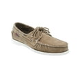 thumbnail image 2 of Sebago Mens Docksides Canvas Boat Shoes in Dark Taupe, 2 of 5