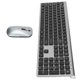 thumbnail image 5 of Teclado y mouse inalámbricos 2.4G Teclado de tamaño completo de 108 teclas y mouse ergonómico de alta sensibilidad para Windows para computadora portátil Gris metálico, 5 of 5
