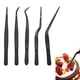 thumbnail image 5 of Pinzas de cocina de acero inoxidable, pinzas profesionales para cocinar, alimentar, hornear, decorar y enchapar., 5 of 8