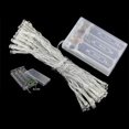 thumbnail image 2 of 33ft 100 LED Red Christmas Lights, 8 Modes Plug-in Clear Wire Indoor String Lights, Twinkle Fairy Christmas Decorative Lights for Indoor Outdoor Bedroom Wedding Party Patio Christmas Tree, 2 of 5