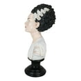 thumbnail image 2 of The Bride Of Frankenstein Bust Figurine With Red Bloodshot LED Light Up Eyes, 2 of 9