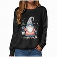 thumbnail image 5 of Towmus Christmas Sweatshirts for Women Funny Santa Xmas Tree Graphic Sweatshirt Loose Casual Pullover Tops, 5 of 6