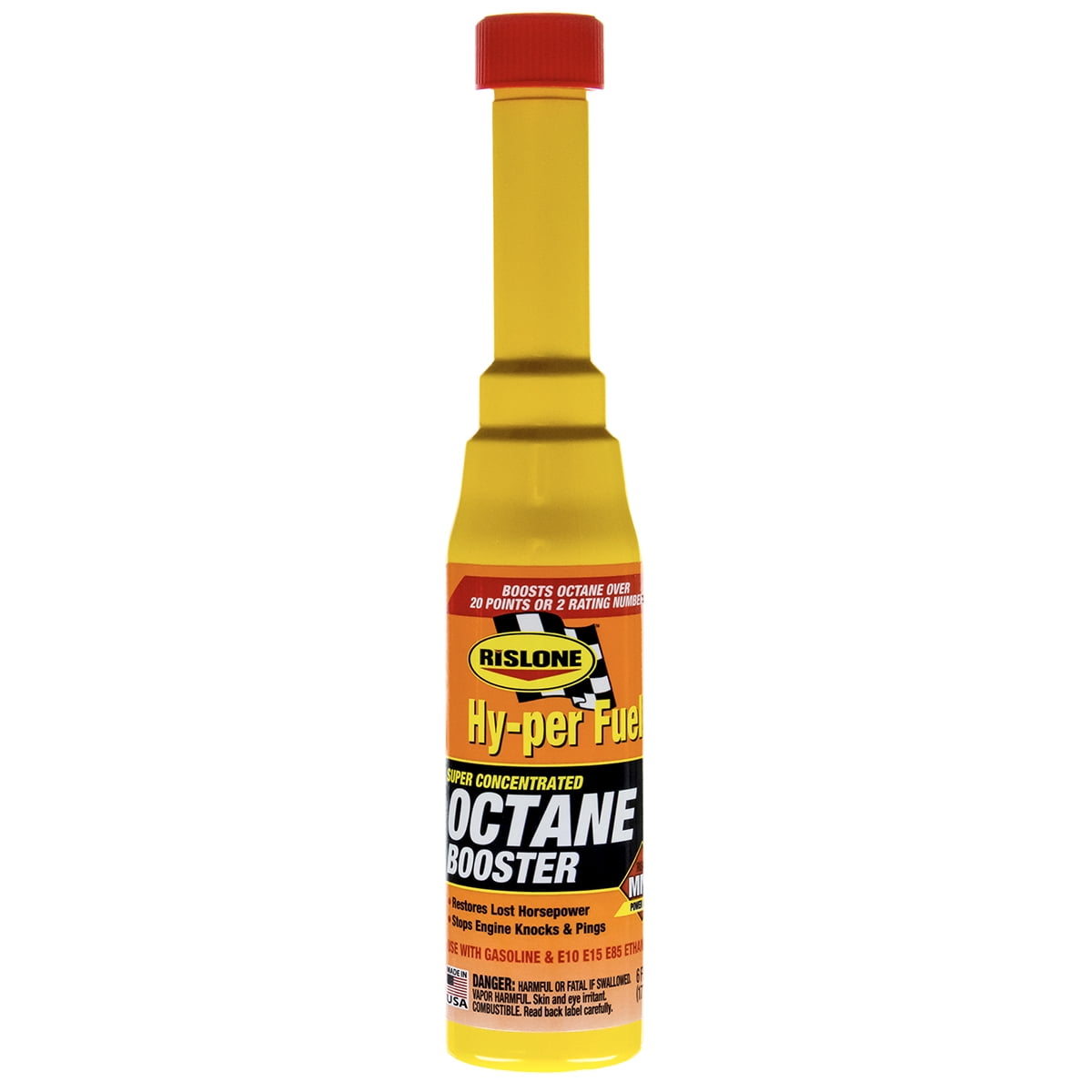 Rislone 4747 Hy-per Fuel Octane Booster Automotive Additive, 6oz (12 Pack)