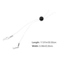 thumbnail image 2 of OULII 12 Pcs Corde Élastique pour Masque en Métal Longueur Réglable pour Course et Randonnée Rentrée Scolaire, 2 of 8