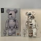 thumbnail image 2 of Figura de regalo coleccionable de Bearbrick 400%+100% HajimeSorayama 2G, estilo robot de 28 pulgadas de altura, 2 of 9