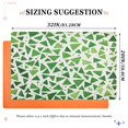 thumbnail image 6 of Yayeee Doormat for Inside 20"x32" Absorbent Low-Profile Washable Non-Slip Rubber Backed Entryway Rug, Green Dot Triangles Pattern, 6 of 8