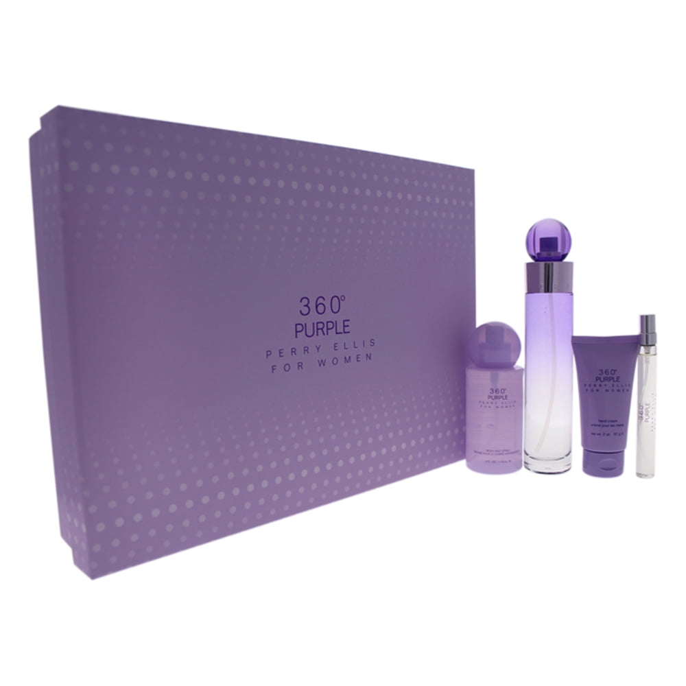Perry Ellis - Elizabeth Taylor White Diamonds Perfume Gift Set For Women, 4 Pieces - Walmart.com ...