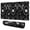 Occult Halloween Pattern, variant on Long Mouse Pads for Desk,Neon Halloween Pattern Desk Mats on Top Of Desks, Desk Mouse Pad Extra Large with 3mm Non-Slip Base and Stitched Edge for Gaming,Office,Work,Home 47.3x23.6in