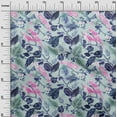 thumbnail image 3 of oneOone Rayon Light Blue Fabric Asian Tropical Dress Material Fabric Print Fabric By The Yard 56 Inch Wide, 3 of 4
