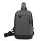 thumbnail image 2 of Bolso bandolera de poliéster impermeable de gran capacidad para hombre y mujer, bolso de hombro para viaje, organizador multicompartimento, bolso ligero para uso informal, negocios y ocio., 2 of 5