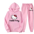 thumbnail image 4 of Sudaderas y tops deportivos de dibujos animados de Hello Kitty para hombres y mujeres, sudaderas con capucha para parejas, trajes de moda de primavera y otoño 2024, 4 of 5