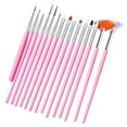 thumbnail image 5 of opvise 15 Pcs Nail Art Brush Kit,DIY Gradient Blooming Effect Nail UV Gel Liner Brush Drawing Pen Nail Salon Supply, 5 of 8