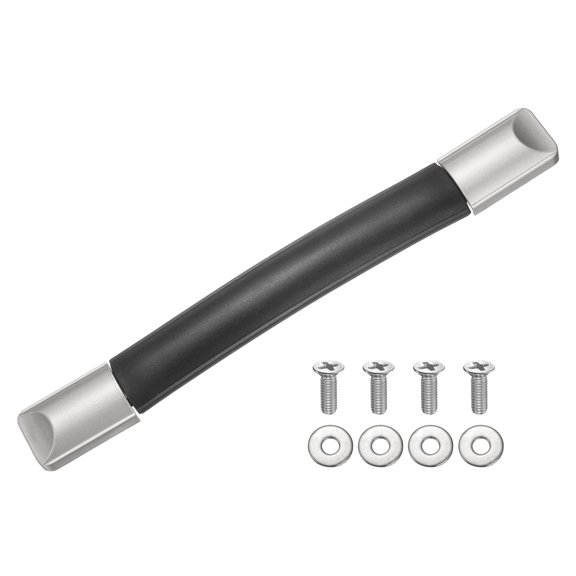 Uxcell Luggage Handle 8.27" x 1.2" (L x W) Plastic Pull Handle Grip Replacement Black