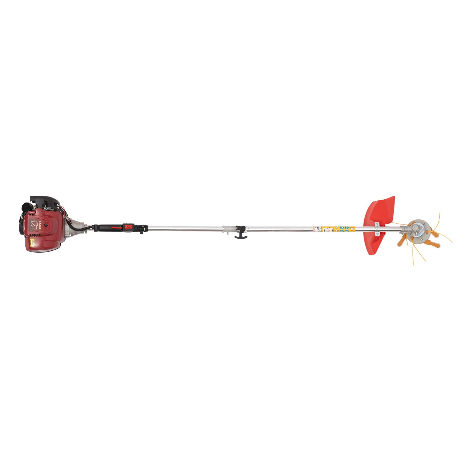 Aiqidi 35.88CC 4-Stroke Gasoline Powered Weed Eater Cordless Weed Wacker Gas String Trimmer Lawn Edger Grass Trimmer Brush Cutter Lawn Mower 750W 8500Rpm w/2 Blade Heads for Garden Yard Urban Greening