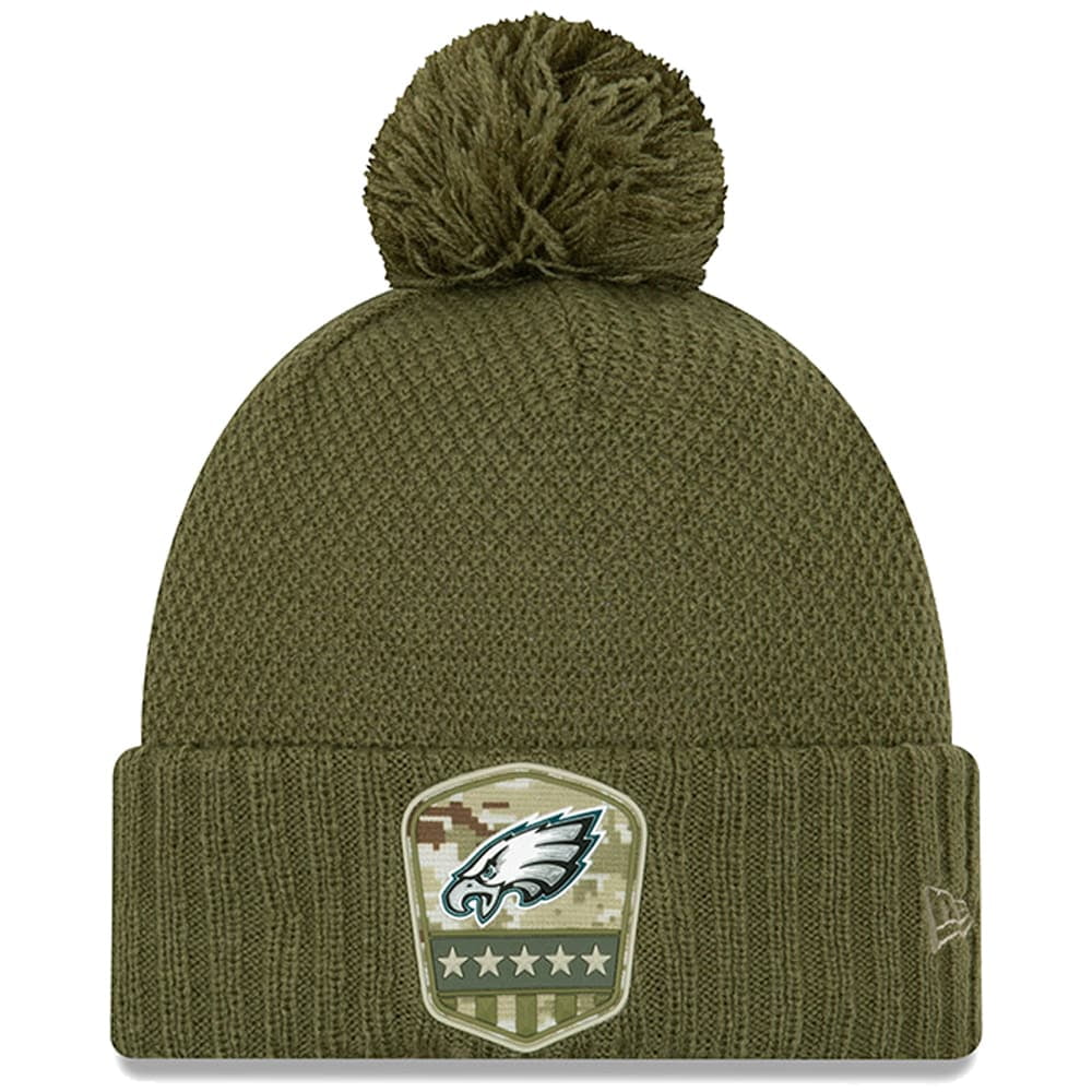 eagles salute to service knit hat