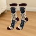thumbnail image 3 of E&S Pets Pug, Black Socks - Life is Better Socks for Pet Lovers - Cute Unisex Socks - One Size Fits Most, 3 of 3