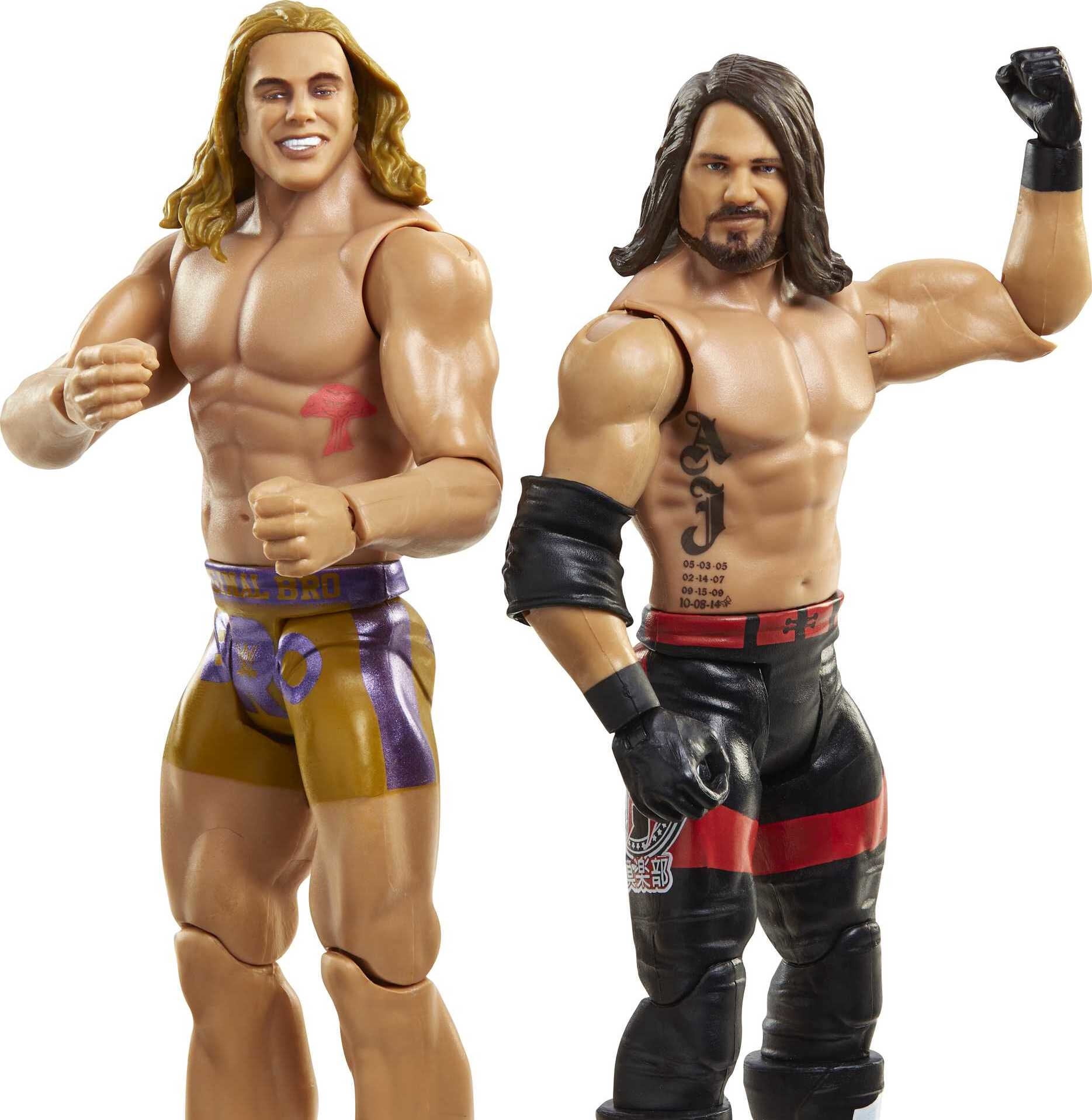 WWE Riddle Vs AJ Styles Championship Showdown 2-Pack Action Figures
