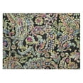 thumbnail image 2 of Addison Rugs Chantille Indoor/Outdoor Transitional Paisley Black Washable Rectangle Rug, 1'8" x 2'6", 2 of 6