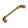 thumbnail image 4 of Utopia Alley Naples Pull Handle - Decorative Cabinet Drop Pull Handles- Vintage Cabinet Hardware with Hand Finished Antique European Brass - Metal Drawer Pull Handle, 5.0" Center to Center, 4 of 9