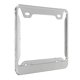 thumbnail image 1 of Spain Motorcycle License Plate Frame - Stainless Steel Universal Cover Protector with Easy Installation, 1 of 5