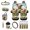 Cow Daisy, variant on FOR U DESIGNS Camo Hunting Deer Print 15 Pack Car Accessories Set with Car Seat Covers Seatbelt Strap Pad Air Vent Storage Bag Steering Wheel Cover Rearview Mirror Cover Cup Holder Keychain Car Decor